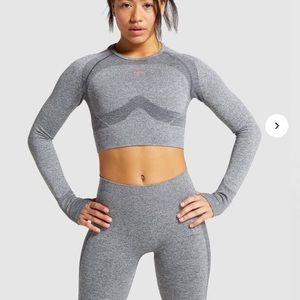 Gymshark Flex Sports Long Sleeve Crop Top